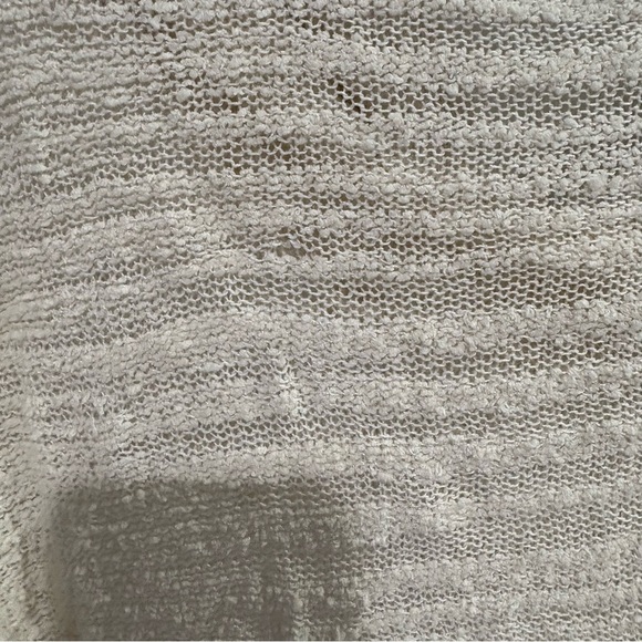 Free People Cream Cowl Neck Sweater with Textural Details - Picture 6 of 13